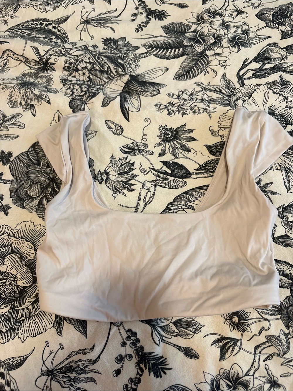 Hollister Crop bra Top - Neutral Beige